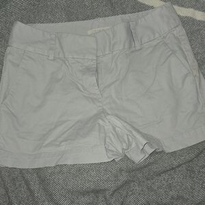 LOFT Women's Light Gray High Waist Shorts